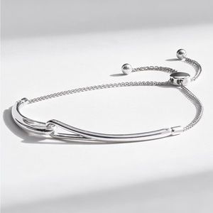 Kay Jewelers Love + Be Loved Bolo Bracelet Sterling Silver